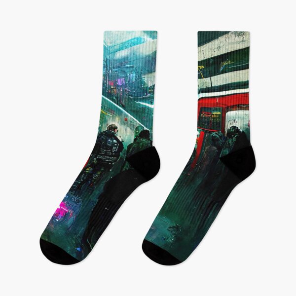 Item preview, Cyberpunk Subway designed and sold by AM FineArtPrints.