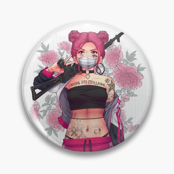 Item preview, pink kalashnikov designed and sold by runawaywithyou.