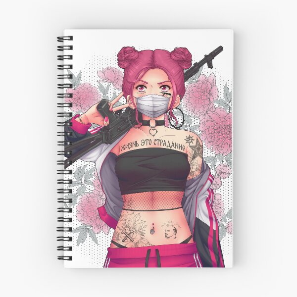 Item preview, pink kalashnikov designed and sold by runawaywithyou.