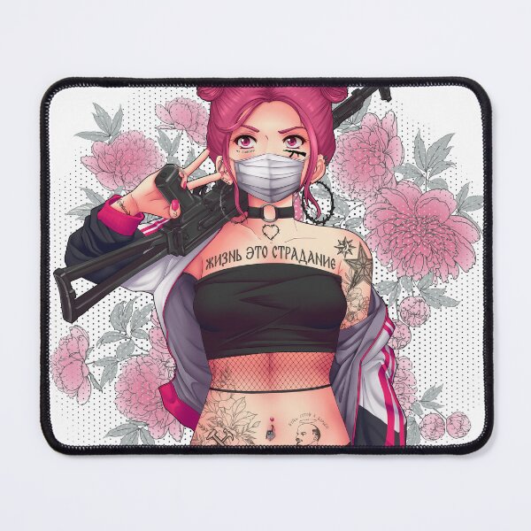 Item preview, pink kalashnikov designed and sold by runawaywithyou.