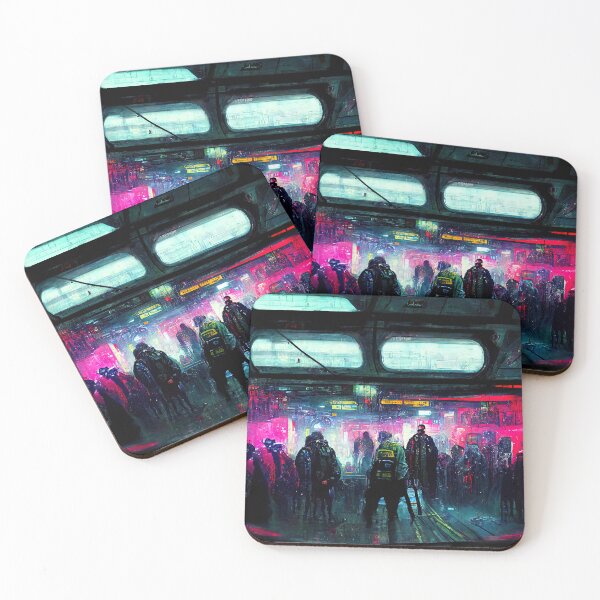 Item preview, Cyberpunk Subway designed and sold by AM FineArtPrints.