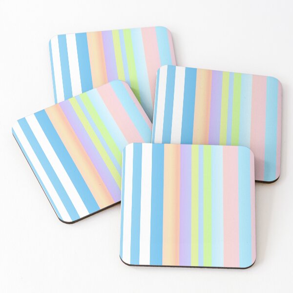 Item preview, Pastel striped | pastel colors striped designed and sold by lausn.