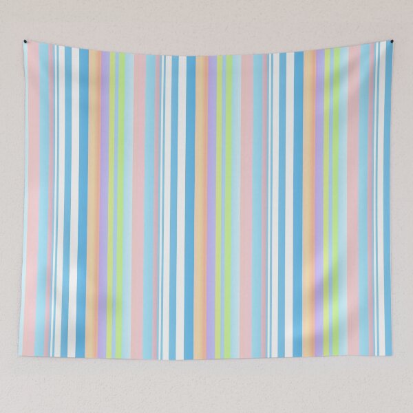Item preview, Pastel striped | pastel colors striped designed and sold by lausn.