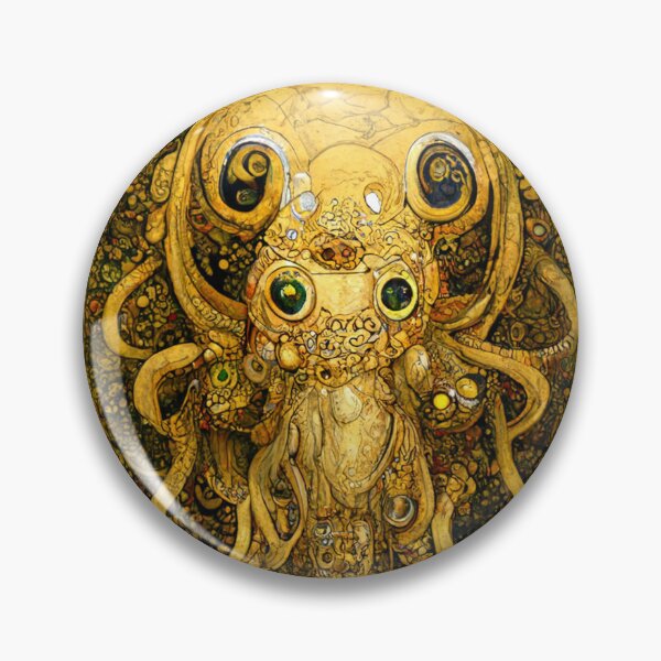 Item preview, Cthulhu via Klimt #5 | Gustav Klimt | Vienna Secession | HP Lovecraft | Tentacles designed and sold by lrjtucker.