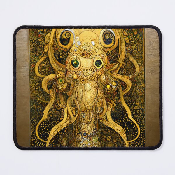Item preview, Cthulhu via Klimt #5 | Gustav Klimt | Vienna Secession | HP Lovecraft | Tentacles designed and sold by lrjtucker.