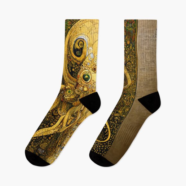 Item preview, Cthulhu via Klimt #5 | Gustav Klimt | Vienna Secession | HP Lovecraft | Tentacles designed and sold by lrjtucker.