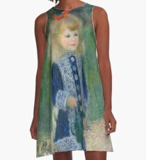 Auguste Renoir A Girl with a Watering Can 1876 Painting A-Line Dress
