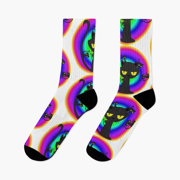 Item preview, Trippy Black Cat designed and sold by Stick3r-World.