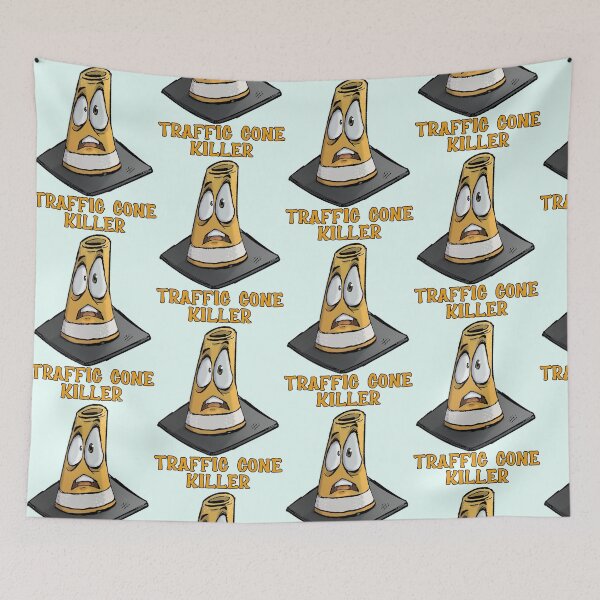 Item preview, Traffic Cone Killer designed and sold by FeralJackRabit.