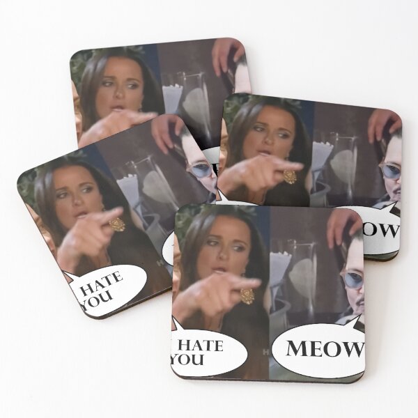 Item preview, Confused johnny depp yelled at by amber heard MEOW designed and sold by XNIO.