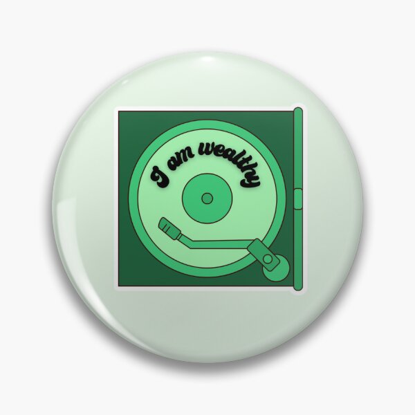 Item preview, I Am Wealthy Record Player Affirmation designed and sold by socialbylindsay.
