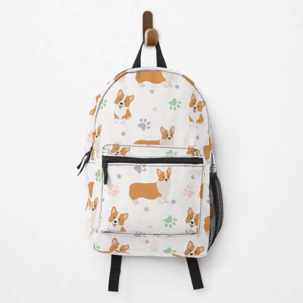 Item preview, Jolly Corgis in White designed and sold by pretty-os.