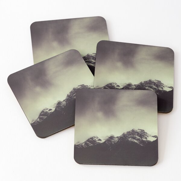 Item preview, Shadow Mountains - Cloudy Italian Alps designed and sold by Dyrk Wyst Redbubble Shop.