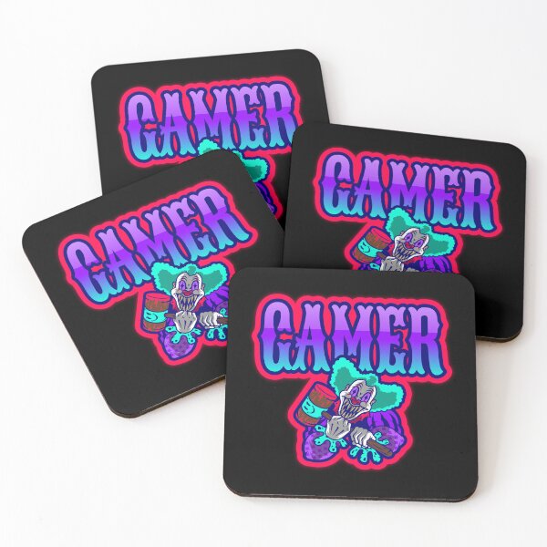 Item preview, Gamer with Crazy looking Clown designed and sold by PRIVARSHU.
