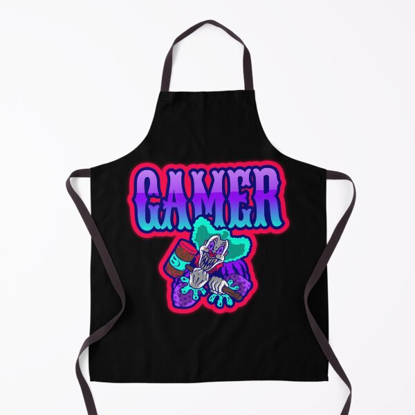 Item preview, Gamer with Crazy looking Clown designed and sold by PRIVARSHU.