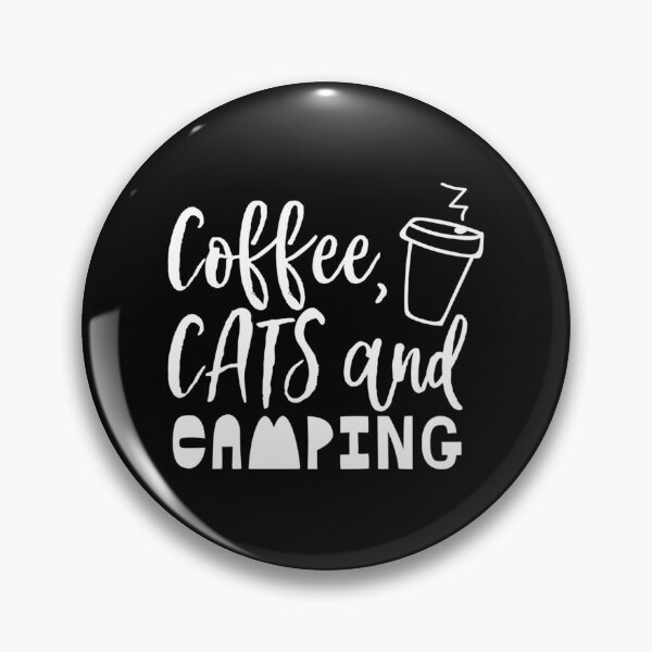 Item preview, Coffee And Cats And Camping Classic T-Shirt designed and sold by felyn3gloria.