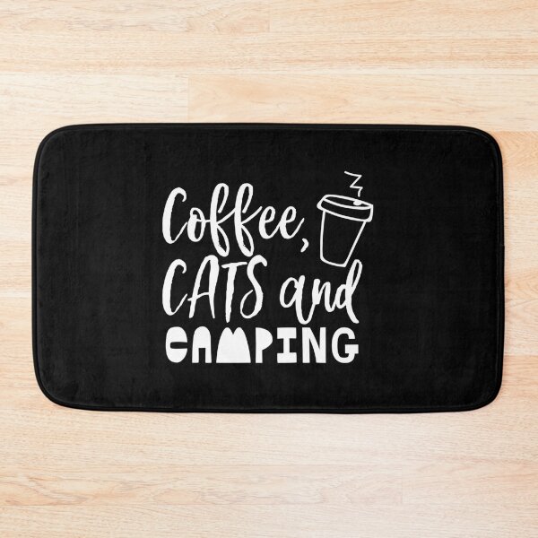 Item preview, Coffee And Cats And Camping Classic T-Shirt designed and sold by felyn3gloria.