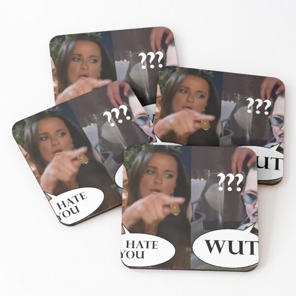 Item preview, Confused johnny depp yelled at by amber heard WUT designed and sold by XNIO.