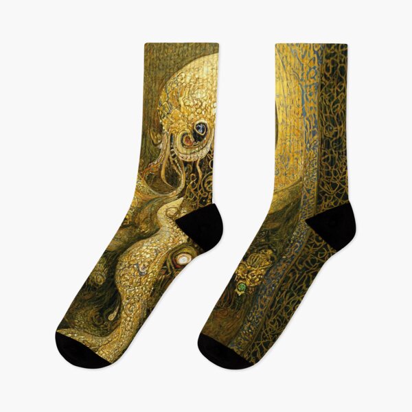 Item preview, Cthulhu via Klimt #6 | Gustav Klimt | Vienna Secession | HP Lovecraft | Tentacles designed and sold by lrjtucker.