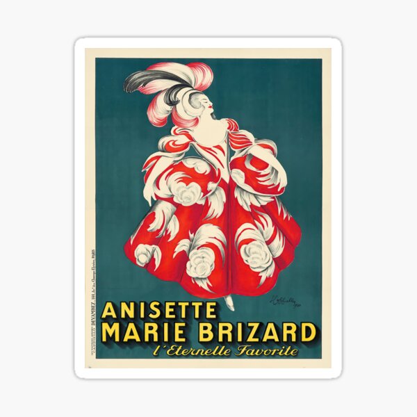 Artikel-Vorschau von Anisette Marie Brizard, 1928. Privatsammlung Leonetto Cappiello Italienisch, designt und verkauft von TeeARTHY.