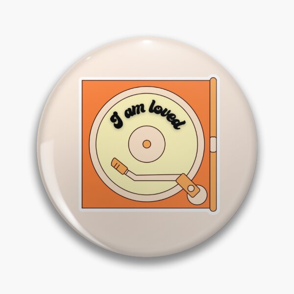 Item preview, I Am Loved Record Player Affirmation designed and sold by socialbylindsay.