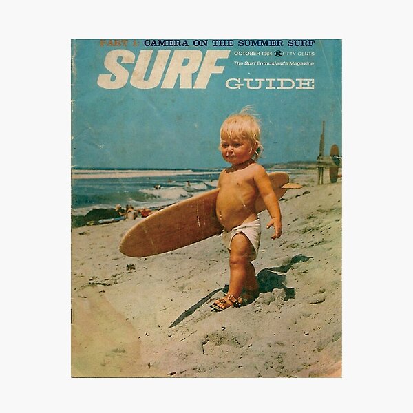 Item preview, boy surfing vintage designed and sold by alanaustina27.