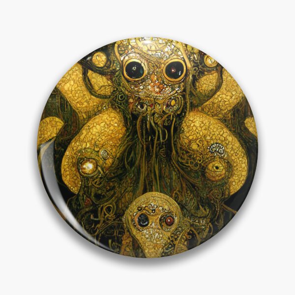 Item preview, Cthulhu via Klimt #7 | Gustav Klimt | Vienna Secession | HP Lovecraft | Tentacles designed and sold by lrjtucker.