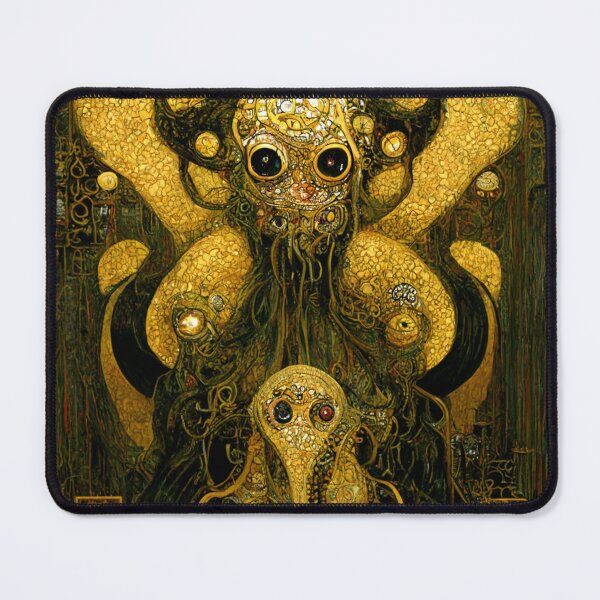 Item preview, Cthulhu via Klimt #7 | Gustav Klimt | Vienna Secession | HP Lovecraft | Tentacles designed and sold by lrjtucker.