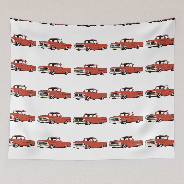 Item preview, Red 71-72 F Truck designed and sold by CoolRide.