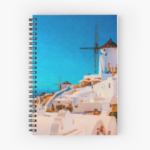 Item preview, Santorini Oia Greece, Oia Santorini Aesthetic, Blue And White Oia Santorini Architecture, Village Oia Santorini Greece designed and sold by Trendymotion.