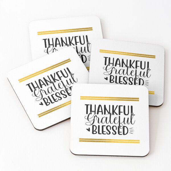 Item preview, Thankful Grateful Blessed designed and sold by artistoutfitter.