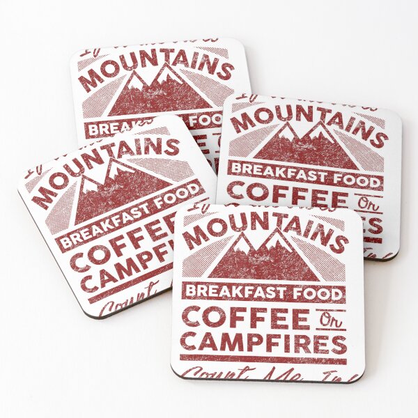 Item preview, Mountains Food Coffee Campfires T  designed and sold by pectolrawlsc.