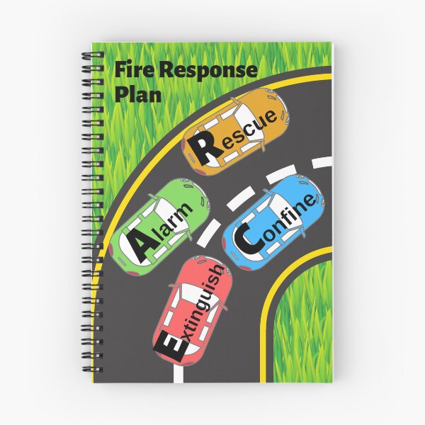 Item preview, Fire Response Plan: Rescue, Alarm, Confine, Extinguish designed and sold by Caregiverology.