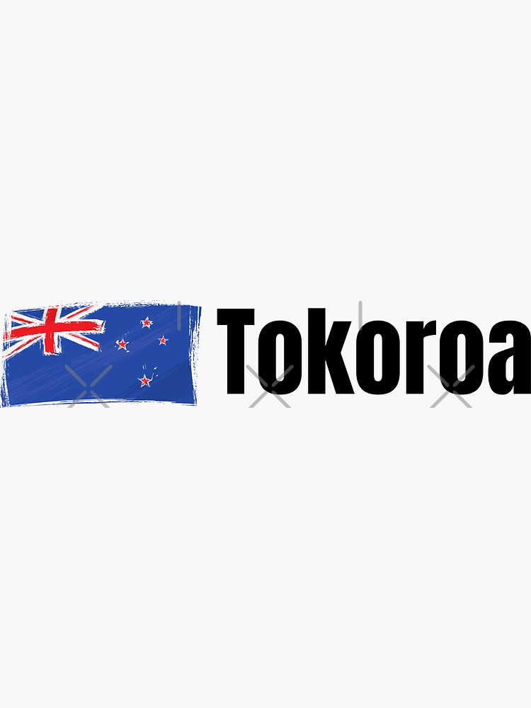 "tokoroa flag" Sticker for Sale by Tangoflow Redbubble