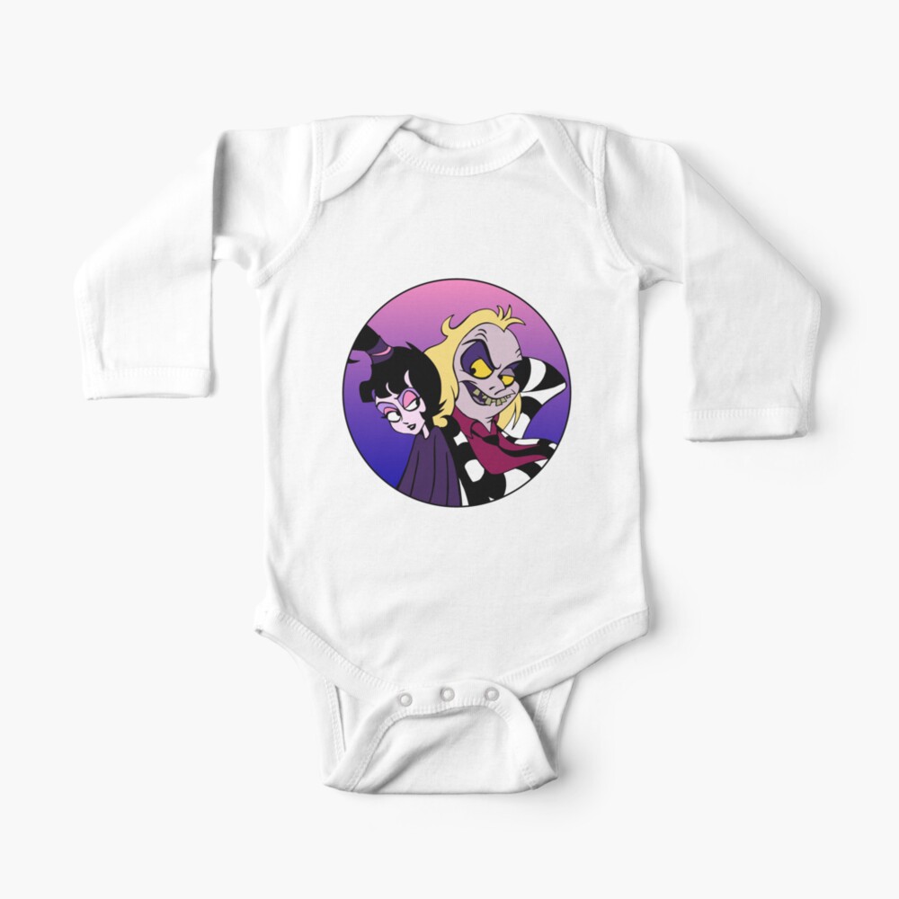 Lydia Beetlejuice Baby One Piece By Mercurypoison Redbubble