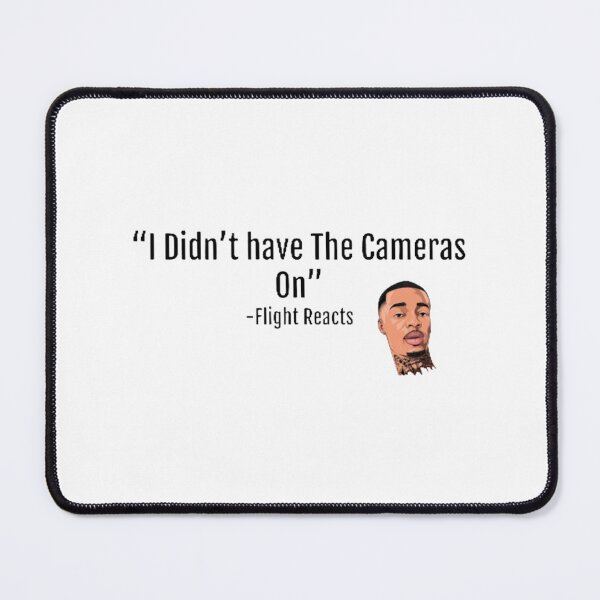 Item preview, I Didn't Have the Cameras On l Flight reacts Sticker designed and sold by AlexPerirna.