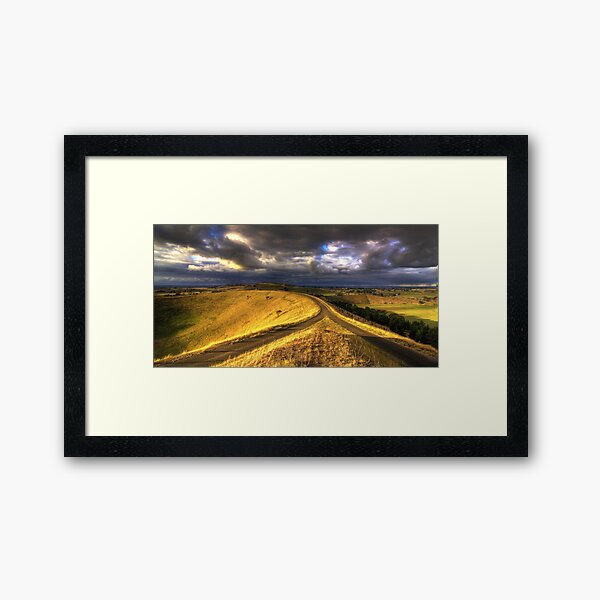 1410 The Fork - Colac Framed Art Print