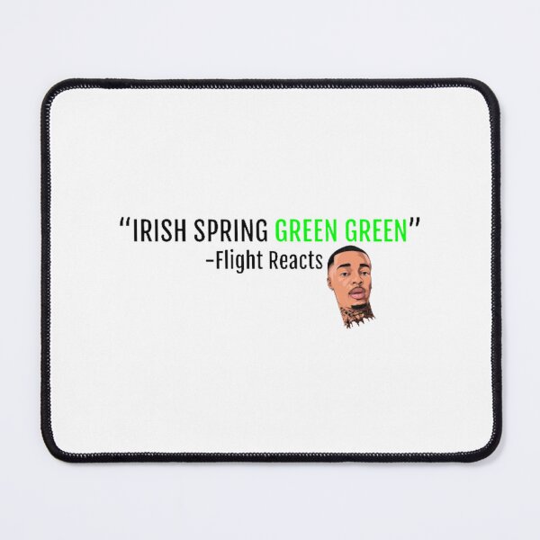 Item preview, Irish Spring Green Green l FLIGHT REACTS Sticker designed and sold by AlexPerirna.