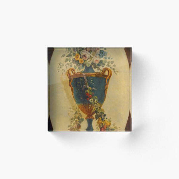 Item preview, Vase of Flowers Draped with Garlands (18th century) designed and sold by ARTS ZED.