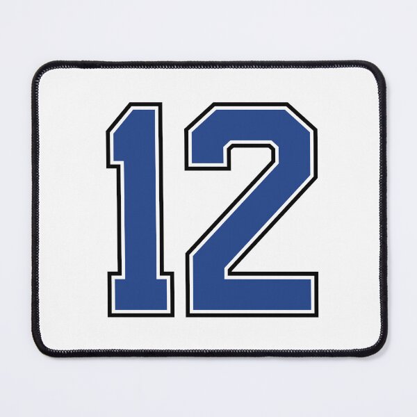 Item preview, Number 12 lucky sports jersey twelve designed and sold by HeavyStyle.