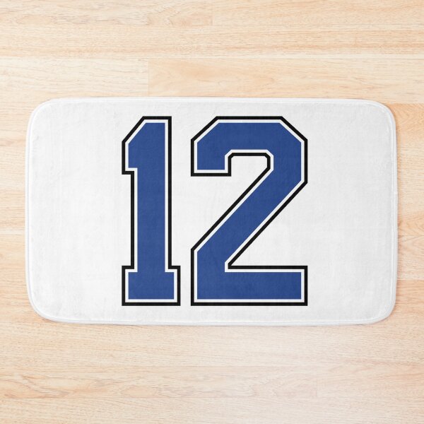 Item preview, Number 12 lucky sports jersey twelve designed and sold by HeavyStyle.
