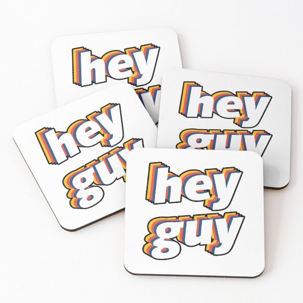 Item preview, Drew Gooden Merch Hey Guy Stacked Logo designed and sold by RommaniShop.