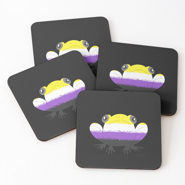 Item preview, Non-binary pride frog designed and sold by Freddie Hagström.