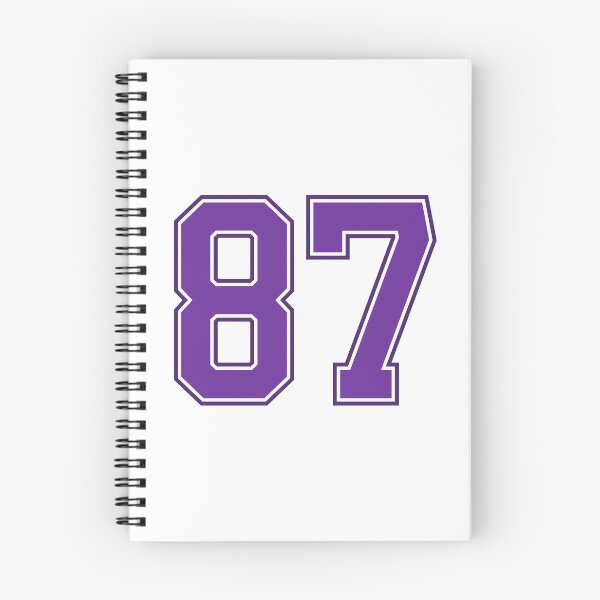 Item preview, Purple Number 87 lucky sports jersey eighty seven designed and sold by HeavyStyle.