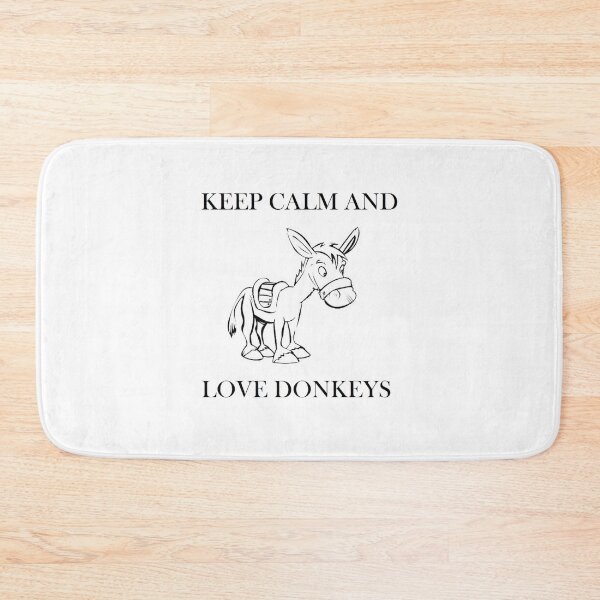 Item preview, KEEP CALM AND LOVE DONKEYS designed and sold by HeartlandItaly.