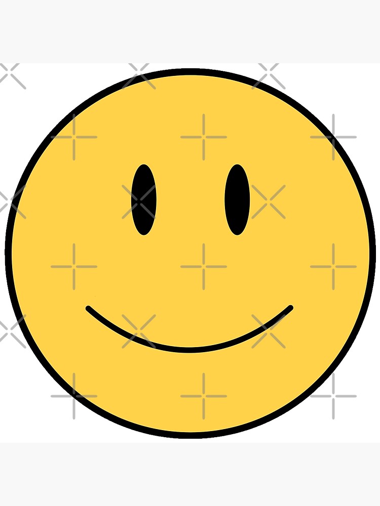 "classic acid house smiley face emoji" Photographic Print for Sale by