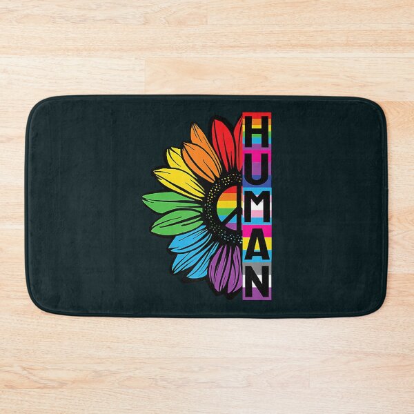 Item preview, Pride allyship HUMAN Sunflower LGBT Flag Gay Pride Month LGBTQ designed and sold by ChrissyDesignSt.