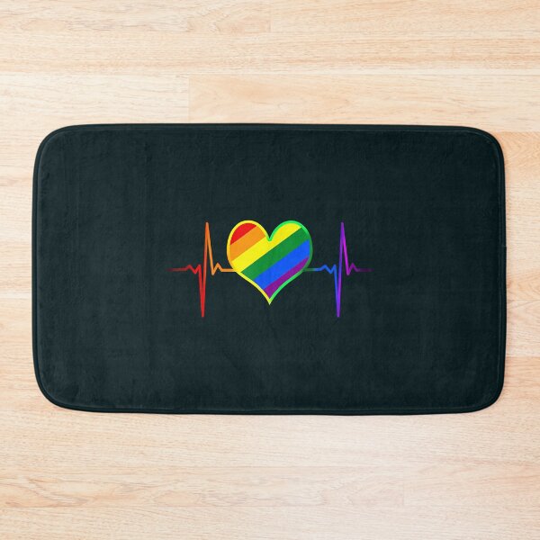 Item preview, Pride allyship Pride Heart Beat Pulse LGBTQ Community Pride Month Rainbow designed and sold by ChrissyDesignSt.