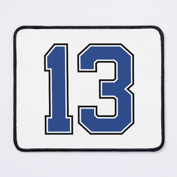 Item preview, Number 13 lucky sports jersey thirteen designed and sold by HeavyStyle.