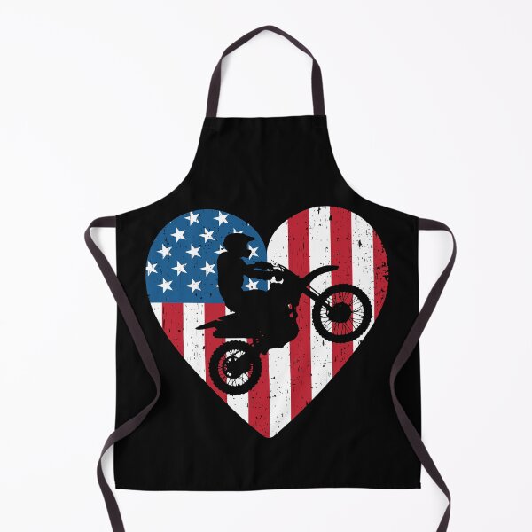 Item preview, American Flag Dirt Bike Motocross Biker Motorbike Racing designed and sold by EIMgraphic.
